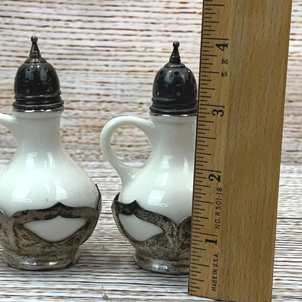 Vintage Lenox Sterling‎ Weighted Salt and Pepper Shakers Made in USA